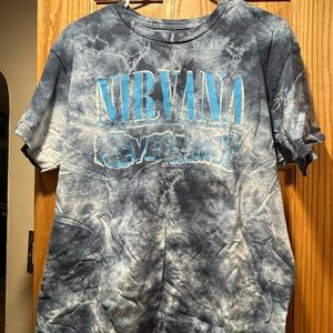 Nirvana Blue/Tye dye shirt